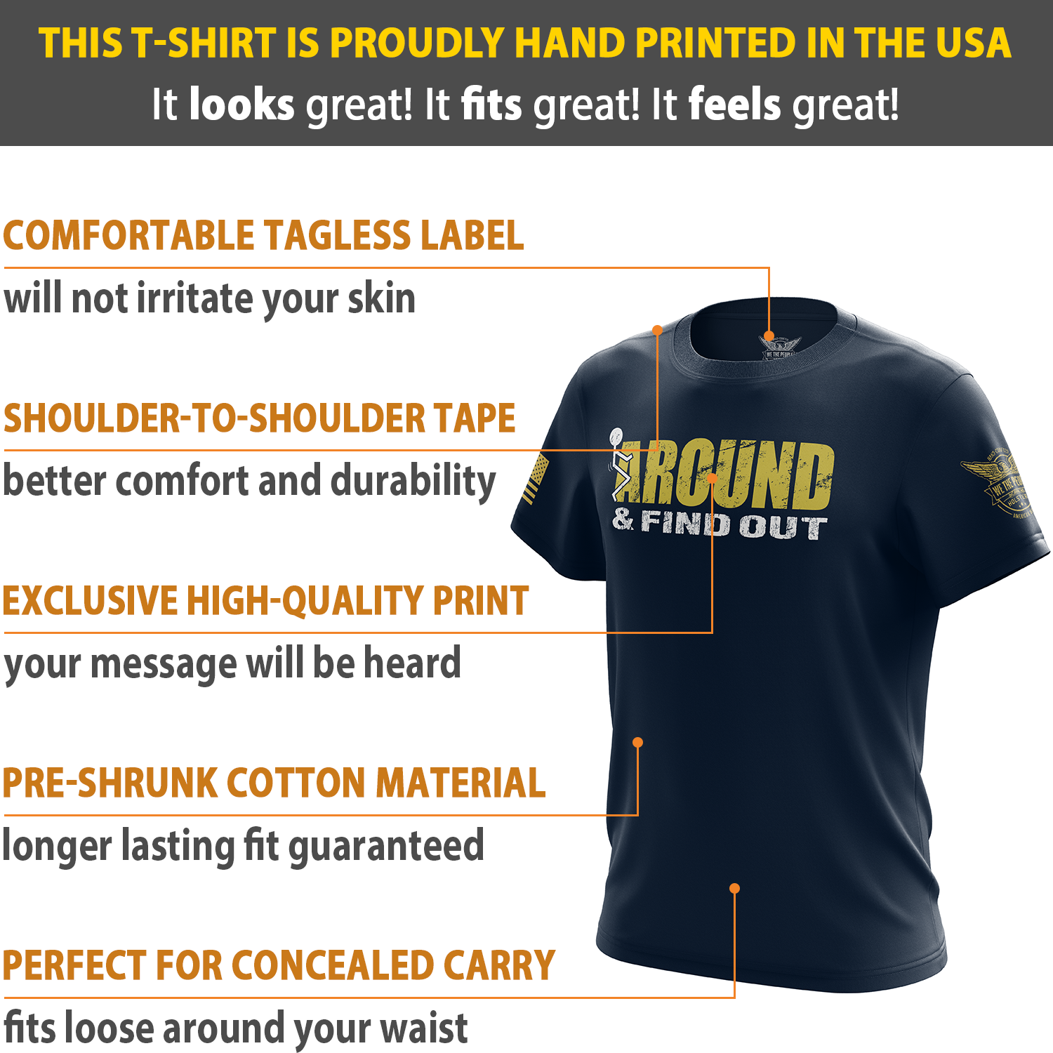 F around & Find Out Short Sleeve Shirt