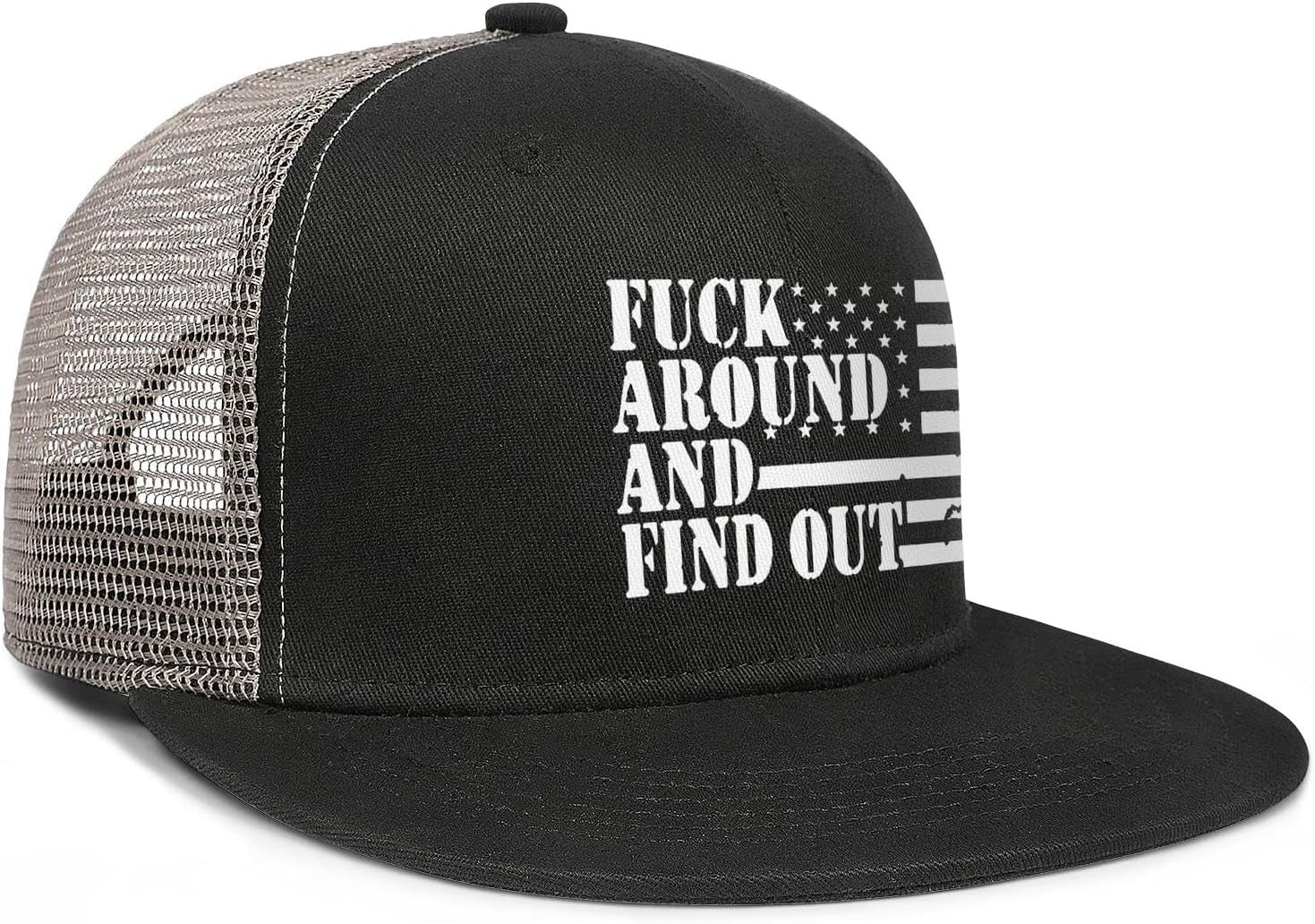 Fuck around and Find Out Hat Fuck around and Find Out Cap Mesh Baseball Cap Golf Hat Funny