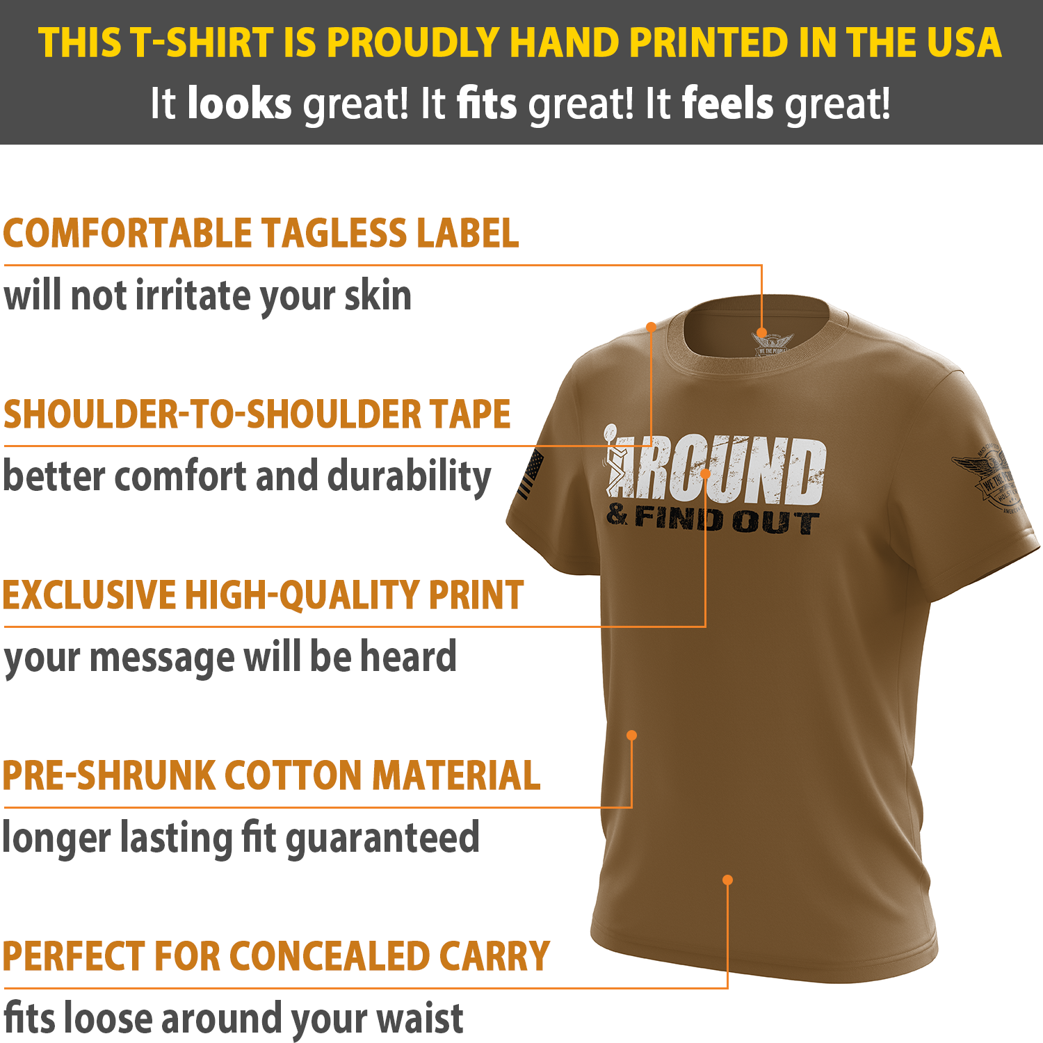 F around & Find Out Short Sleeve Shirt