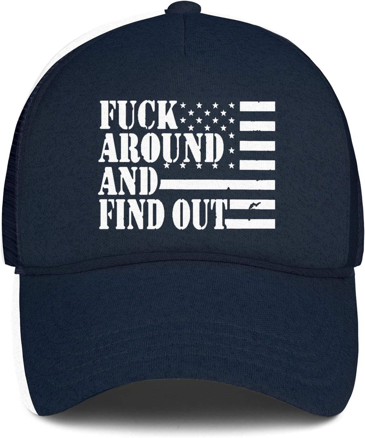 Fuck around and Find Out Hat Fuck around and Find Out Cap Mesh Baseball Cap Golf Hat Funny