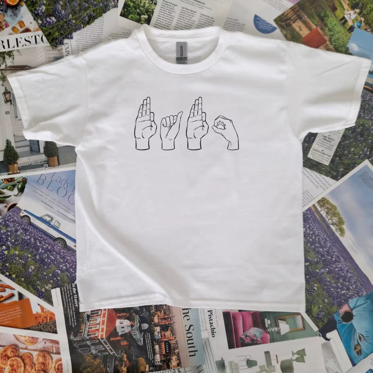 Fafo Sign Language T Shirt Asl Baby Weirdcore Clothing Silly Soft Grunge Funny Y2K Meme Crop Top Gen X