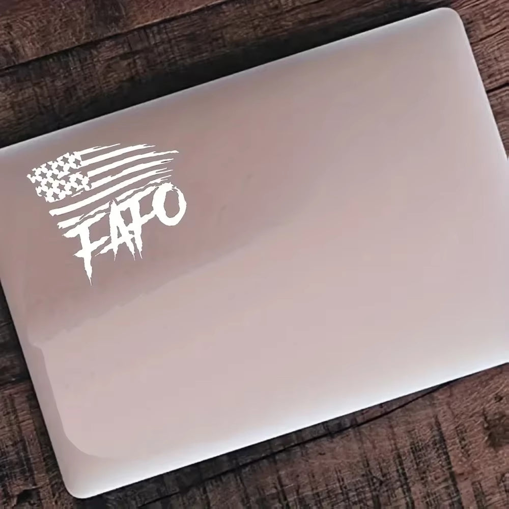 FAFO Flag Car Stickers for Auto Truck SUV Vehicle Window Motorcycle Fender Scooter Fuel Tank Decoration Waterproof Vinyl Decals