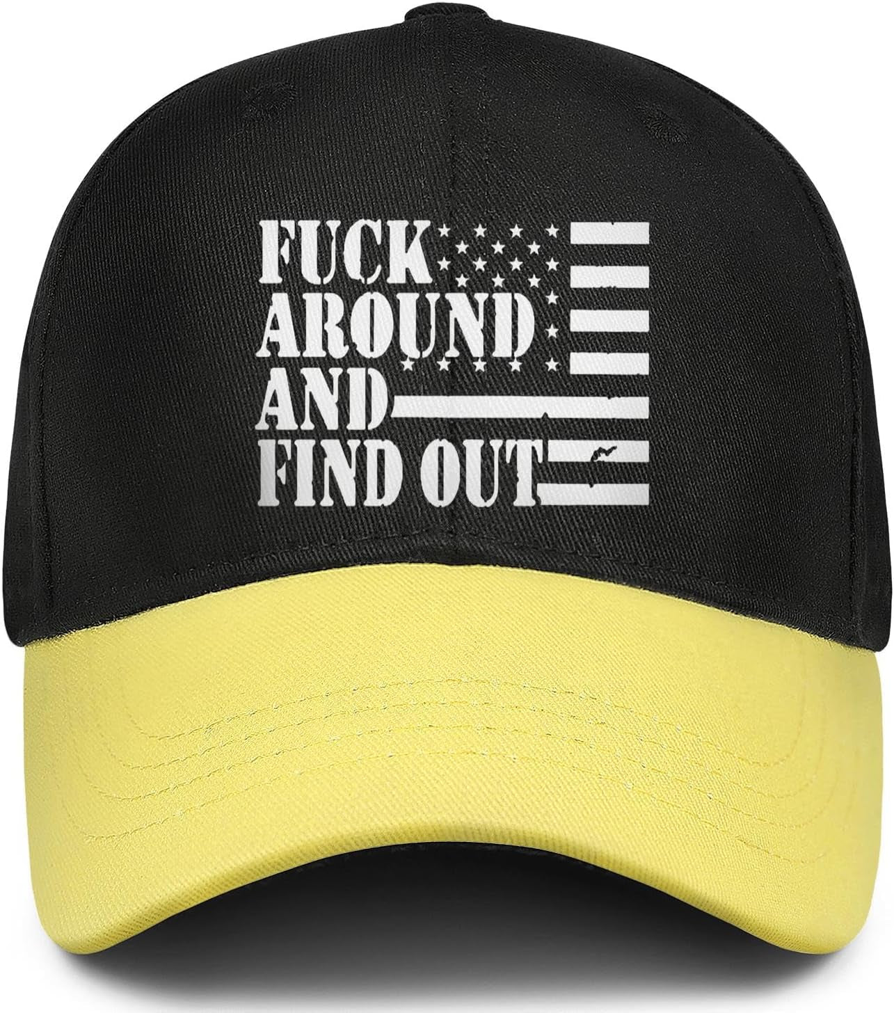 Fuck around and Find Out Hat Fuck around and Find Out Cap Mesh Baseball Cap Golf Hat Funny