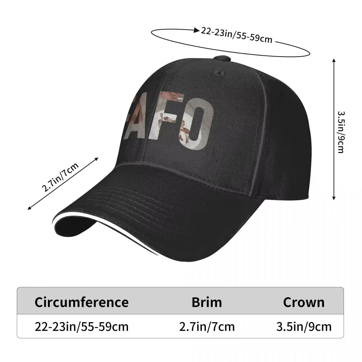 Fafo - STFU Talking to ME Baseball Cap Hiking Hat Hat Man Luxury Caps Women Men'S