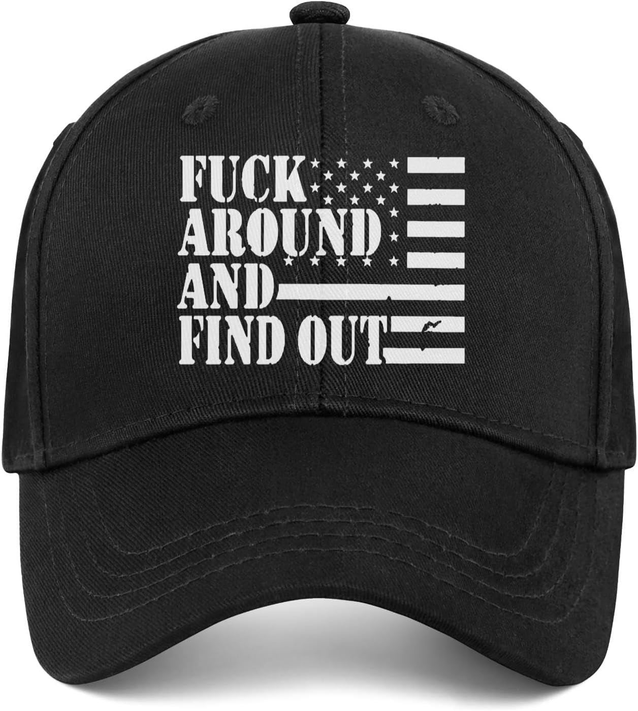 Fuck around and Find Out Hat Fuck around and Find Out Cap Mesh Baseball Cap Golf Hat Funny