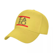 FAFO - STYLIZED Baseball Cap Derby Hat Birthday Beach Hat |-F-| Hats for Women Men'S