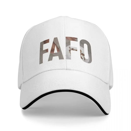 Fafo - STFU Talking to ME Baseball Cap Hiking Hat Hat Man Luxury Caps Women Men'S