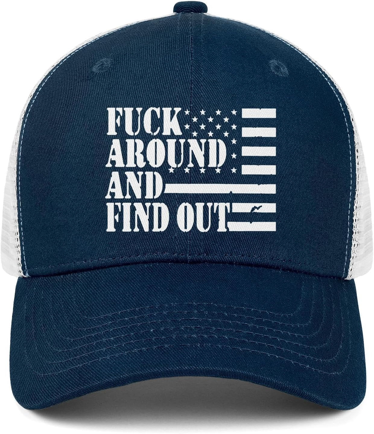 Fuck around and Find Out Hat Fuck around and Find Out Cap Mesh Baseball Cap Golf Hat Funny